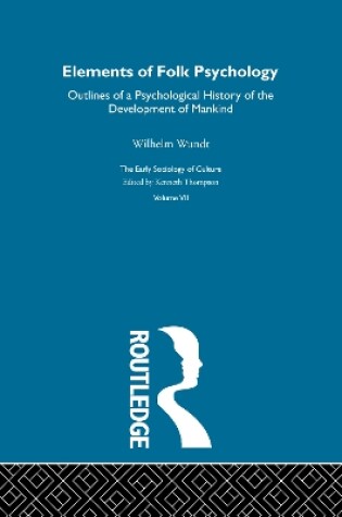 Cover of Elements of Folk Psychology V7