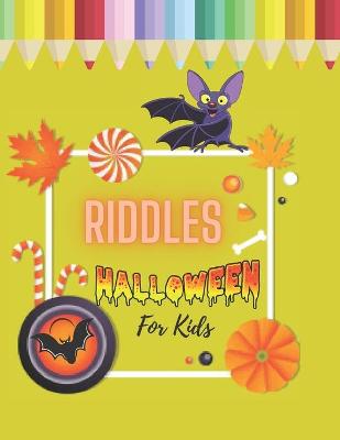 Book cover for Riddles Halloween For Kids