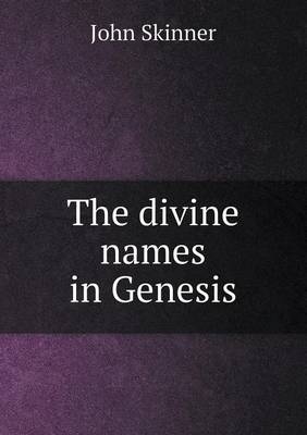 Book cover for The Divine Names in Genesis