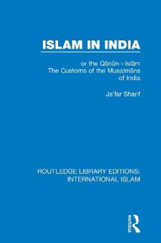 Cover of Routledge Library Editions: International Islam