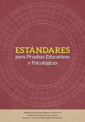 Book cover for Estandares para Pruebas Educativas y Psicologicas
