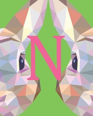 Cover of Dotted Journal Writing Ideas "N" 3D Rabbit Inspiration Notebook, Dream Journal