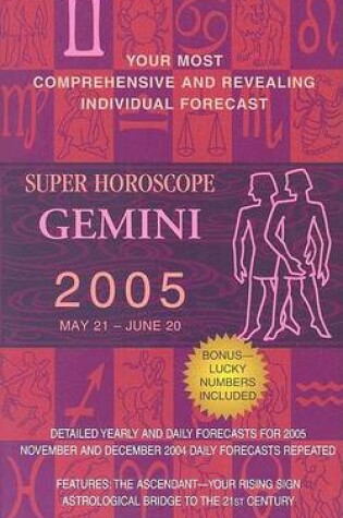Cover of Gemini (Super Horoscopes 2005)