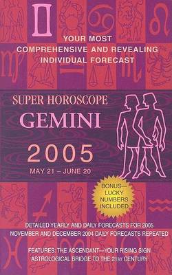 Book cover for Gemini (Super Horoscopes 2005)