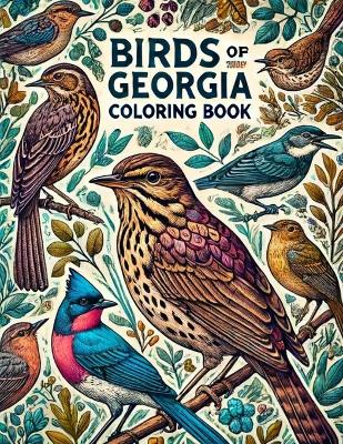 Book cover for Birds of Georgia Coloring Book