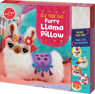 Book cover for Sew Your Own Furry Llama Pillow