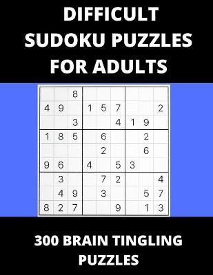 Book cover for Difficult Sudoku Puzzles For Adults