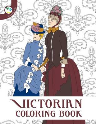 Book cover for Victorian Fashion Coloring Book