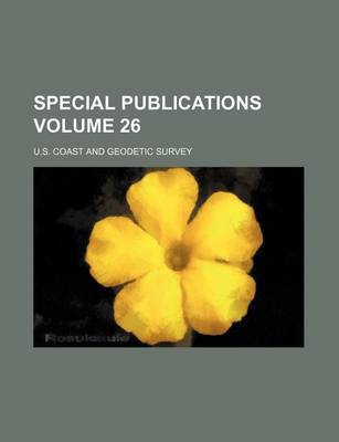 Book cover for Special Publications Volume 26