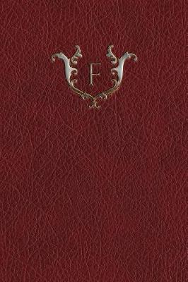 Cover of Monogram "f" Grid Notebook