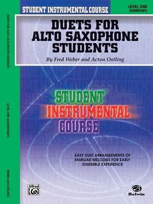 Book cover for Duets for Alto Saxophone Students, Level I