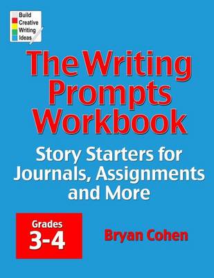 Book cover for The Writing Prompts Workbook, Grades 3-4