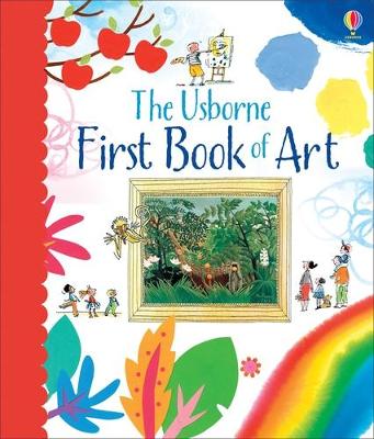 Book cover for The Usborne First Book of Art