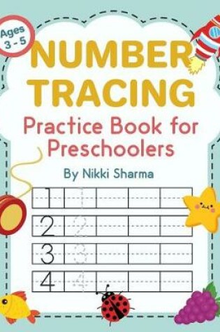 Cover of Number Tracing Practice Book for Preschoolers