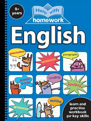 Book cover for Help with Homework 9+ English Spiral