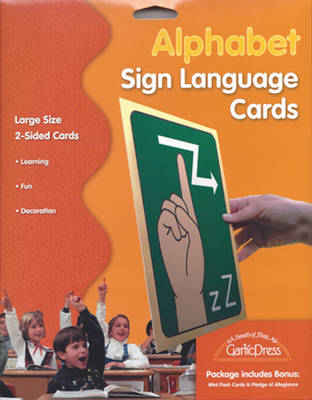 Book cover for Alphabet Sign Cards (Orange)