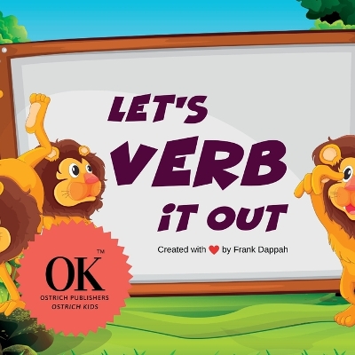 Book cover for Let's Verb it out.