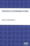 Book cover for Annotations on the Philosophy of Values