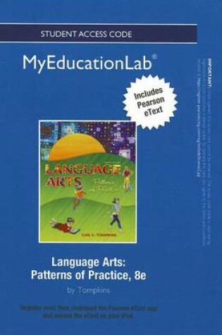 Cover of NEW MyLab Education with Pearson eText -- Standalone Access Card -- for Language Arts