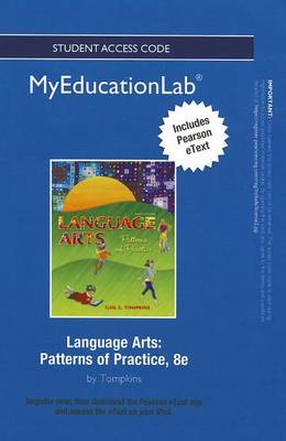 Book cover for NEW MyLab Education with Pearson eText -- Standalone Access Card -- for Language Arts