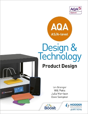 Book cover for AQA AS/A-Level Design and Technology: Product Design