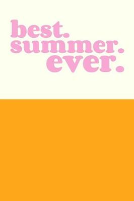 Book cover for Best Summer Ever