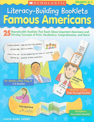 Book cover for Literacy-Building Booklets: Famous Americans