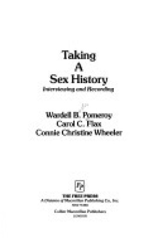 Cover of Taking a Sex History