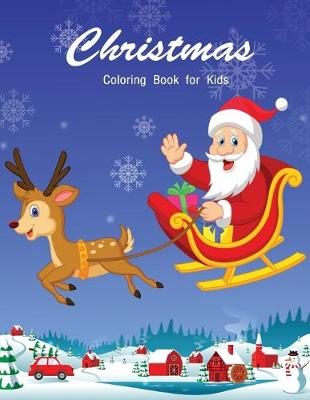 Book cover for Christmas Coloring Book for Kids