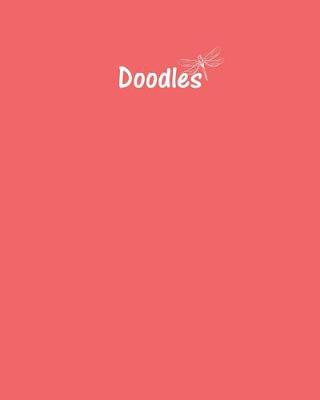 Book cover for Doodles Journal - Great for Sketching, Doodling or Planning with Coral Cover