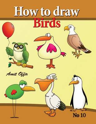 Book cover for how to draw birds