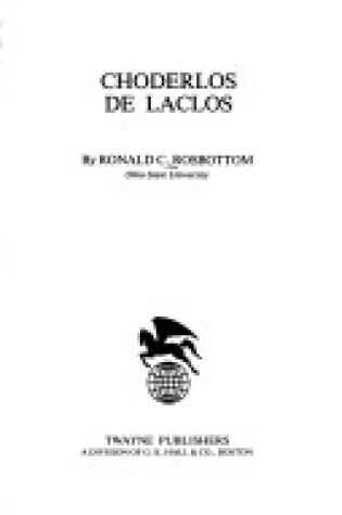 Cover of Choderlos De Laclos