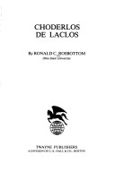 Cover of Choderlos De Laclos