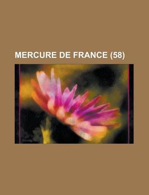 Book cover for Mercure de France (58 )