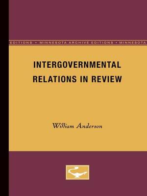 Cover of Intergovernmental Relations in Review