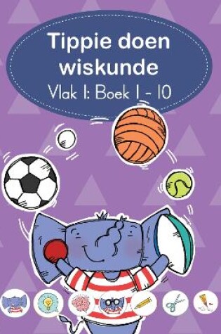 Cover of Tippie doen wiskunde, Vlak 1, boekpak