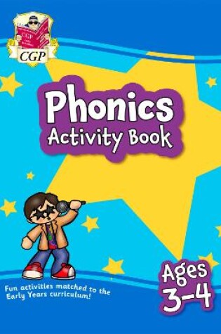 Cover of Phonics Activity Book for Ages 3-4 (Preschool)