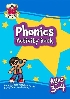 Book cover for Phonics Activity Book for Ages 3-4 (Preschool)