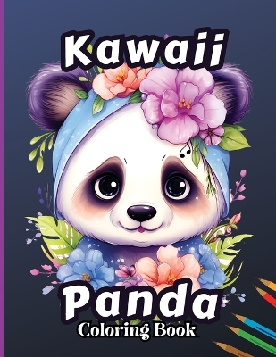 Book cover for Kawaii Panda Coloring Book