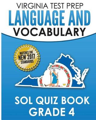 Book cover for Virginia Test Prep Language & Vocabulary Sol Quiz Book Grade 4