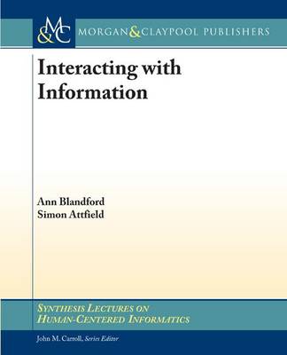 Book cover for Interacting with Information