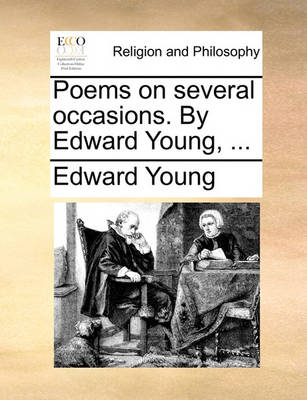 Book cover for Poems on Several Occasions. by Edward Young, ...