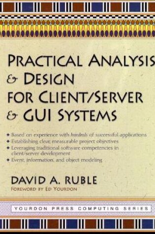 Cover of Practical Analysis and Design for Client/Server and GUI Systems