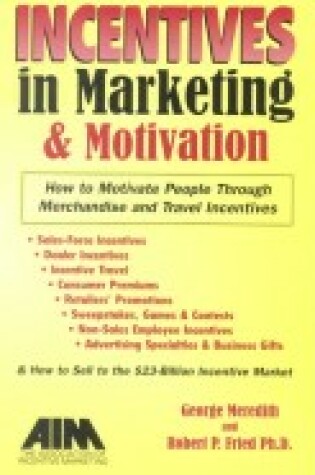 Cover of Incentives in Marketing & Motivation