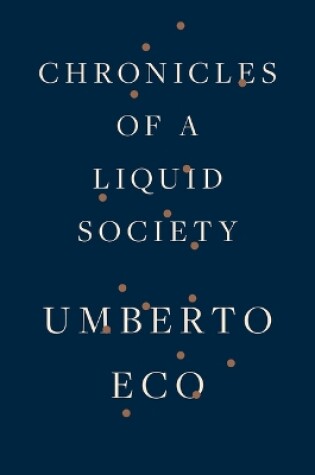 Cover of Chronicles of a Liquid Society