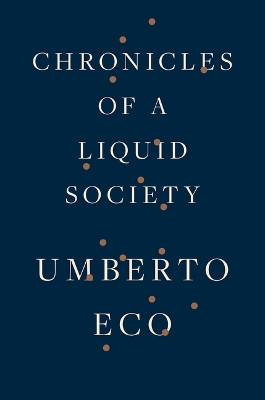 Book cover for Chronicles of a Liquid Society