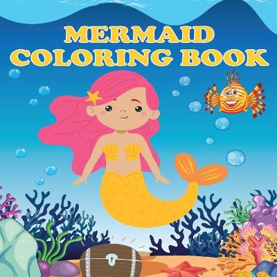 Book cover for Mermaid Coloring Book