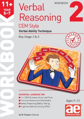 Book cover for 11+ Verbal Reasoning Year 5-7 CEM Style Workbook 2