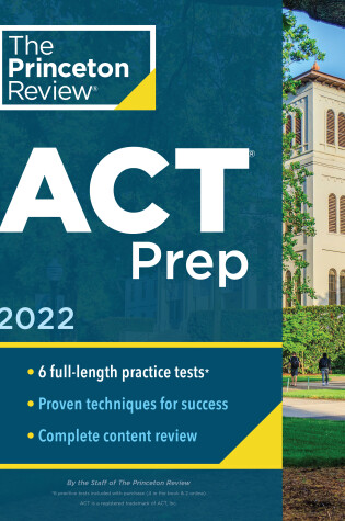 Cover of Princeton Review ACT Prep, 2022