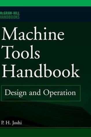 Cover of Machine Tools Handbook